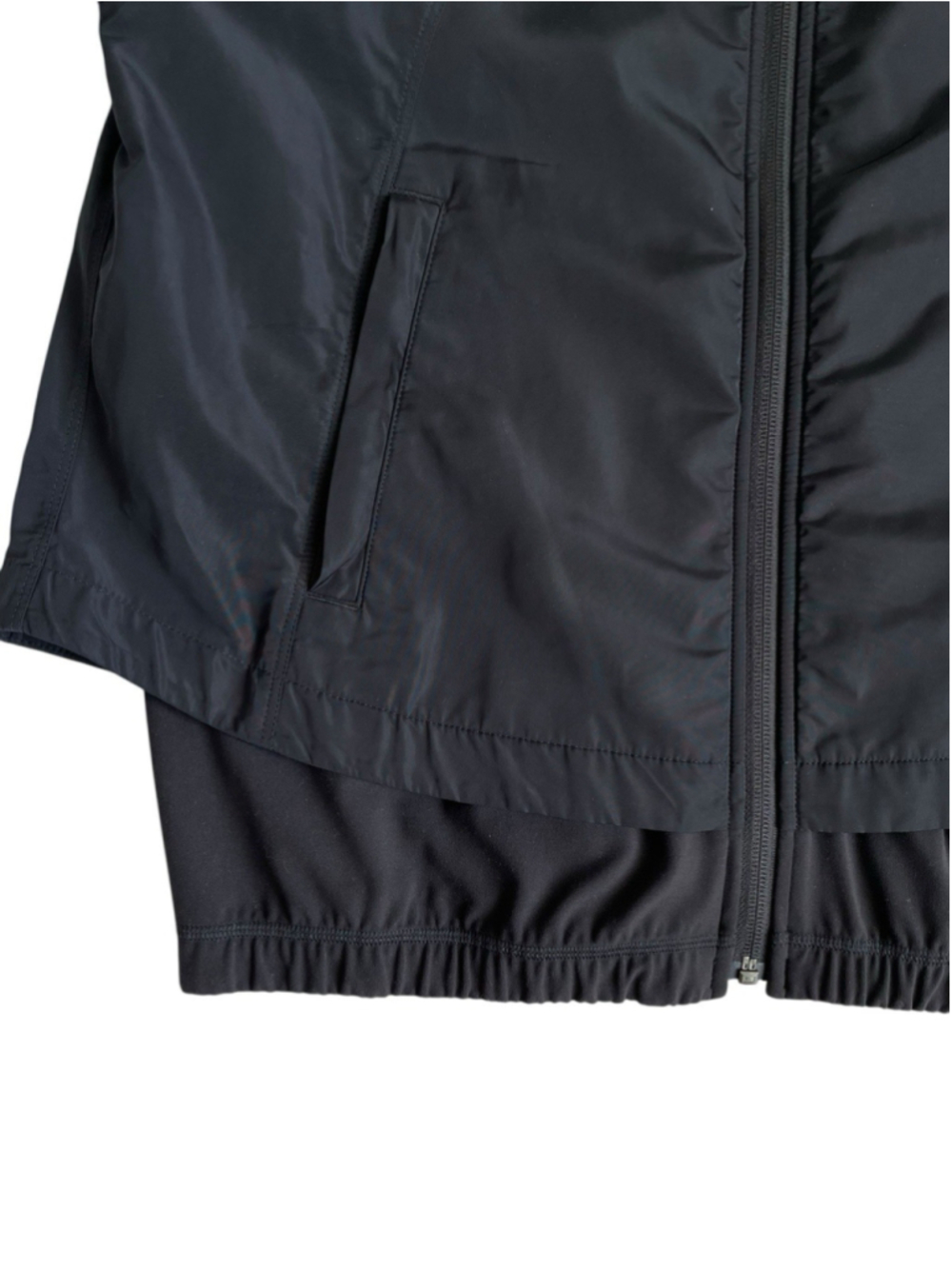 NWT ATHLETA Wayfarer Bomber Jacket Women's Size Small Black Full Zip - Picture 6 of 14